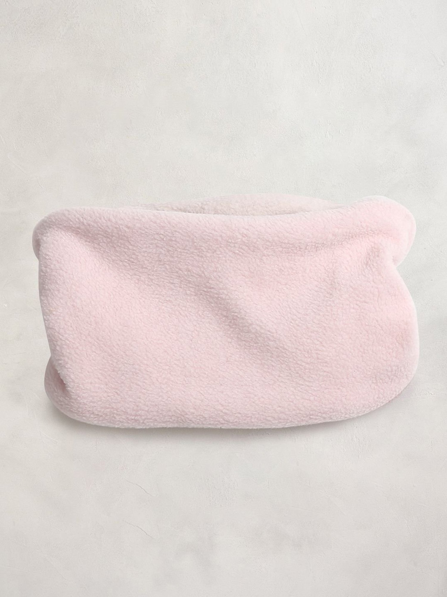 Pantaloons Junior Kids Pink Self Pattern Cap with Muffler