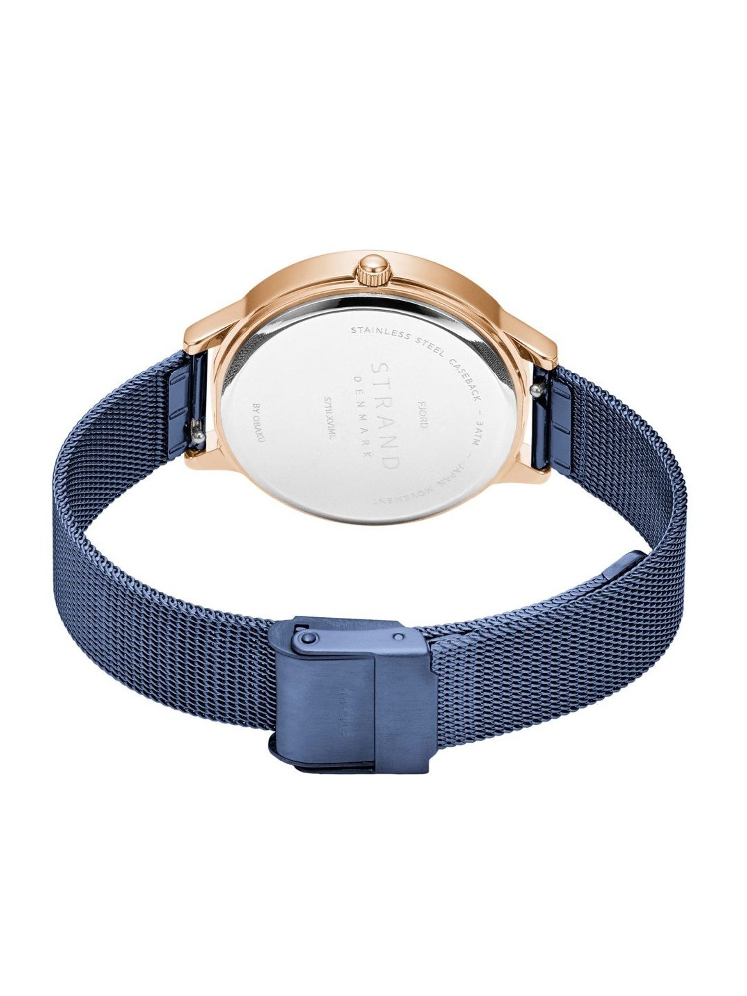 STRAND by Obaku S711LXVIML Fjord Analog Watch for Women