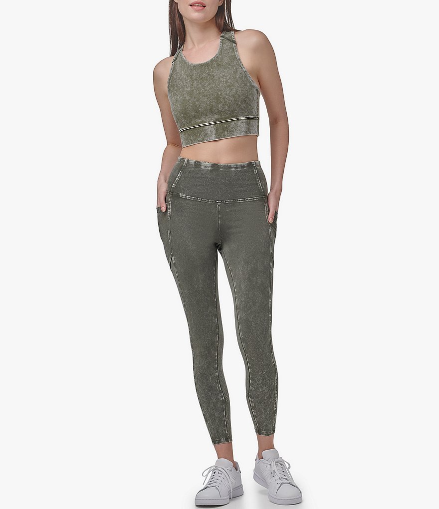 Marc New York Ombre Tie Dye High Rise 7/8 Pull-On Leggings