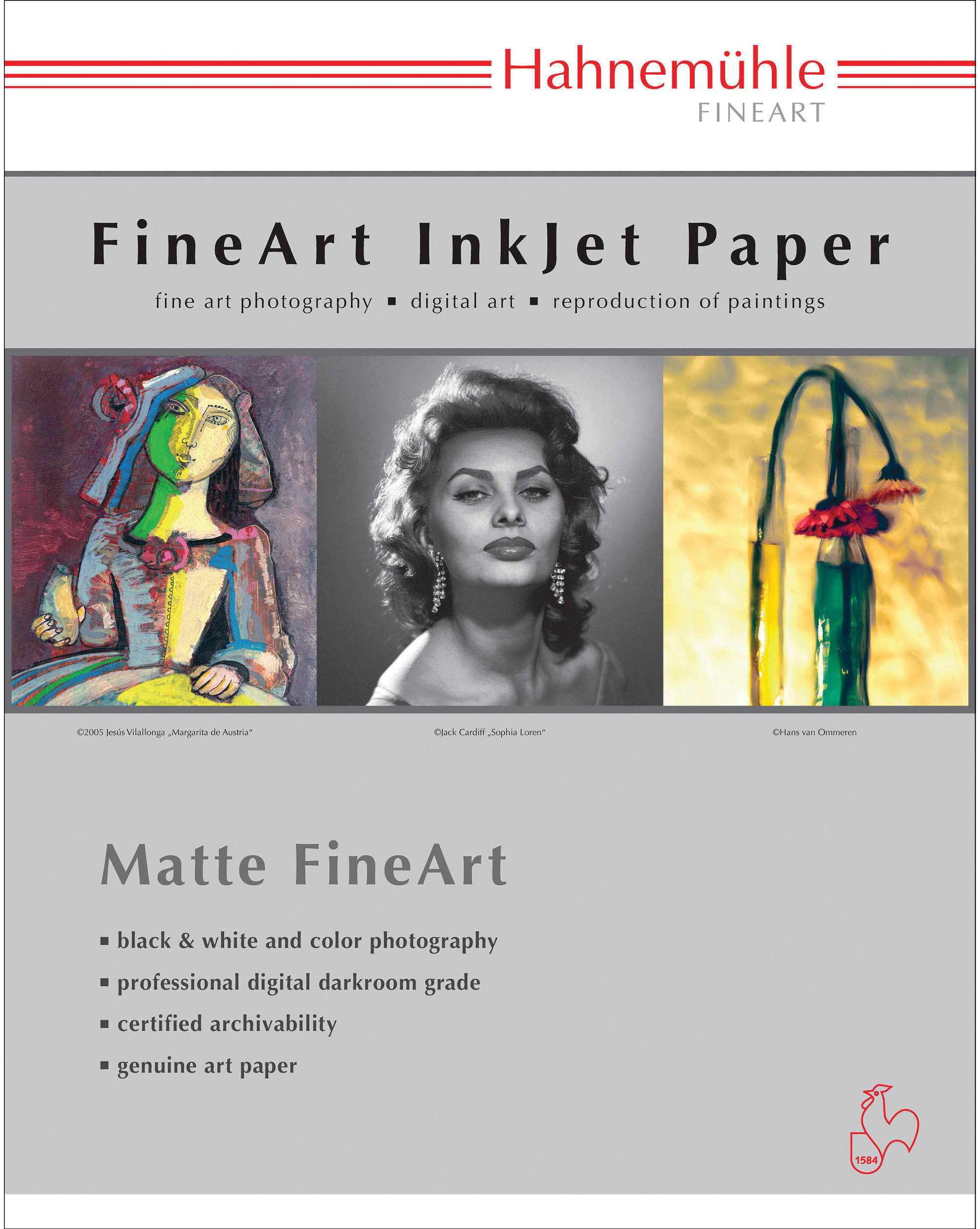 Hahnemuhle German Etching Paper 8.5 x 11 in. - 25 Sheets