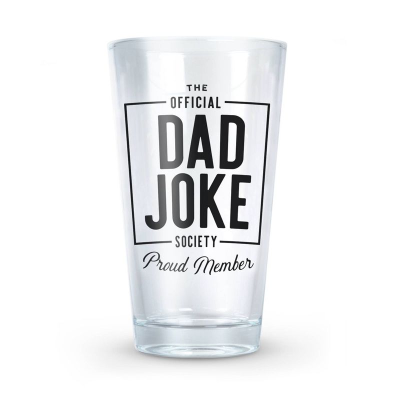 16oz Father's Day Dad Joke Drinkware Glass