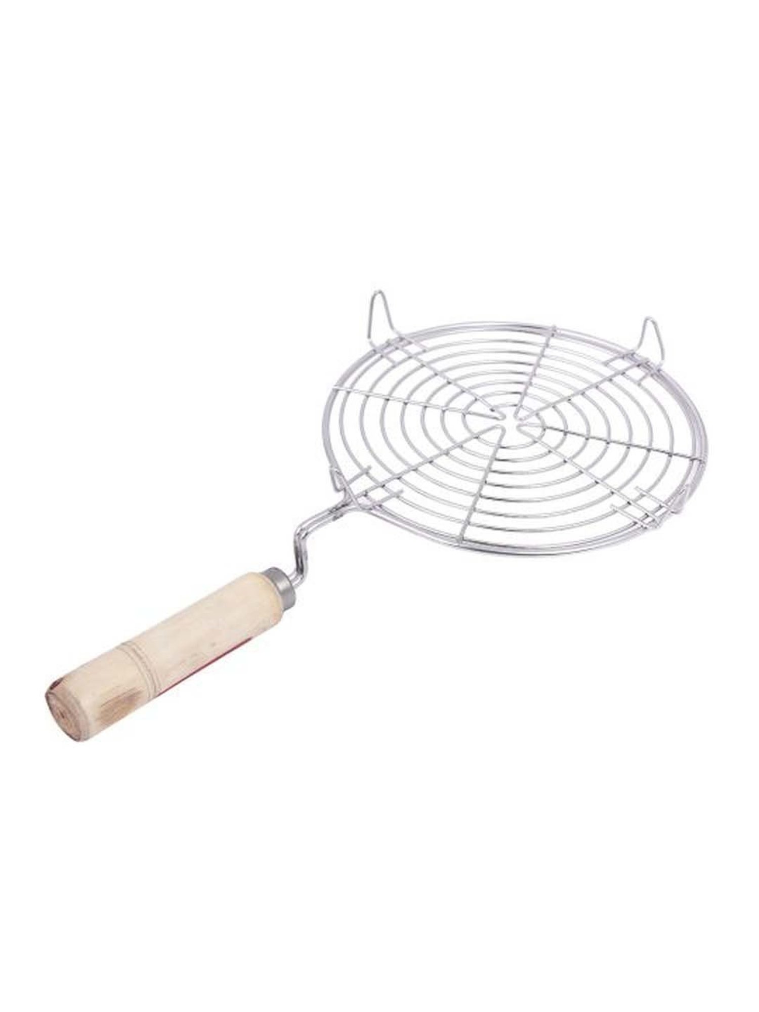 HAZEL Silver Aluminium Round Papad Jali