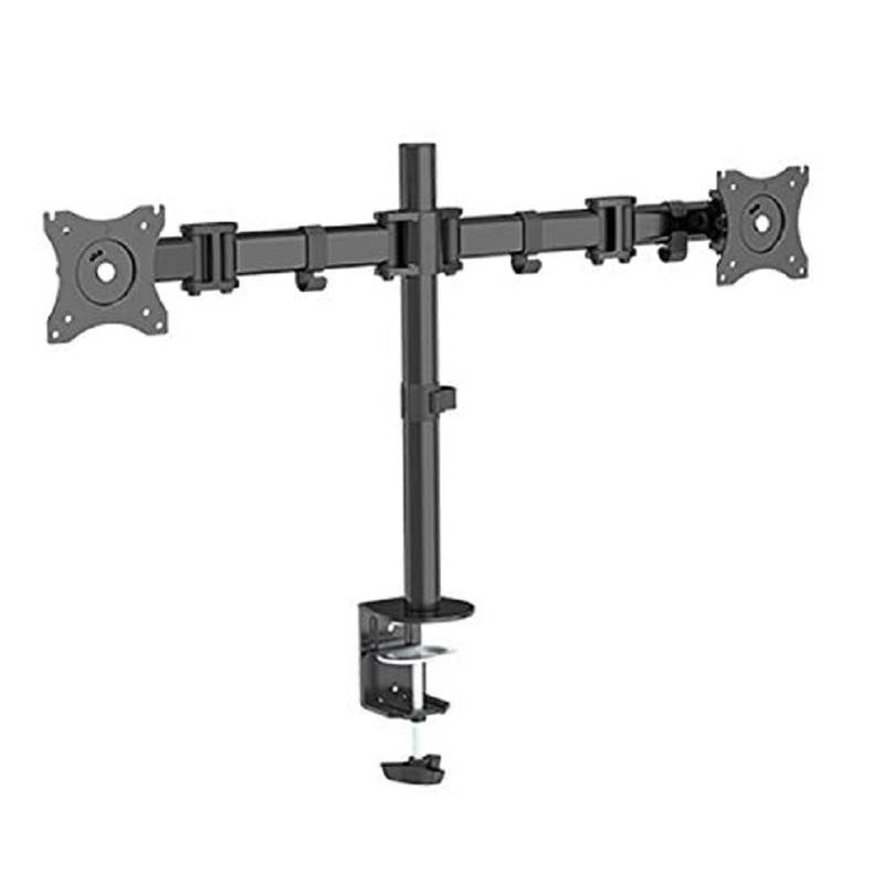 QualGear&reg; 13-27 Inch 3-Way Articulating Dual Monitor Desk Mount