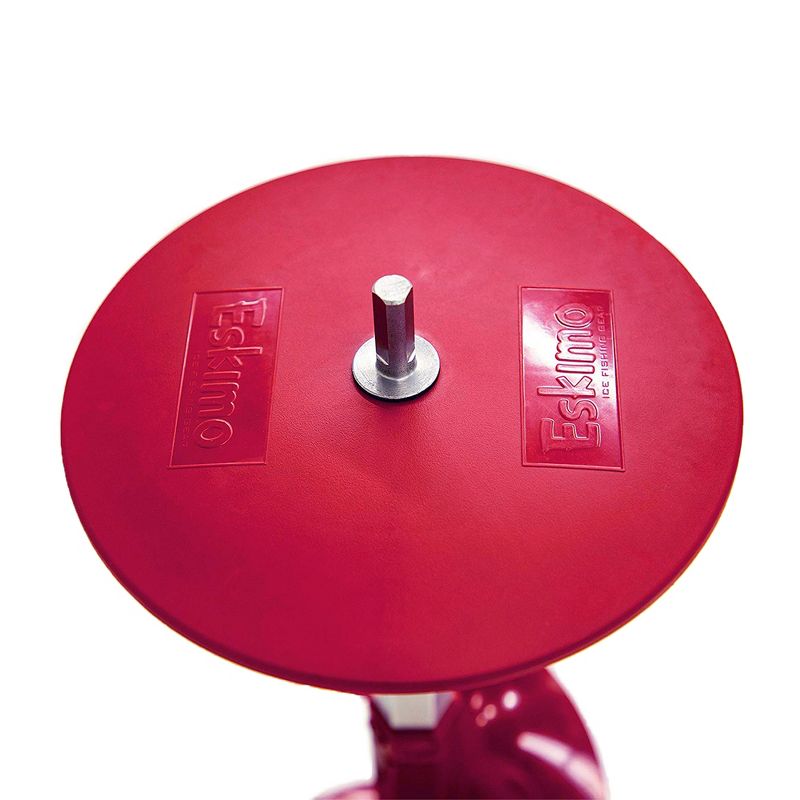 Eskimo 35400 Ice Fishing 6 Inch Steel Blade Pistol Ice Auger Bit Attachment, Red