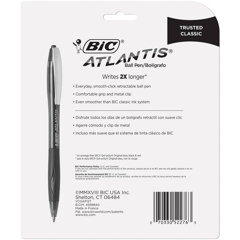 12pk Ballpoint Pen Atlantis Original - BIC