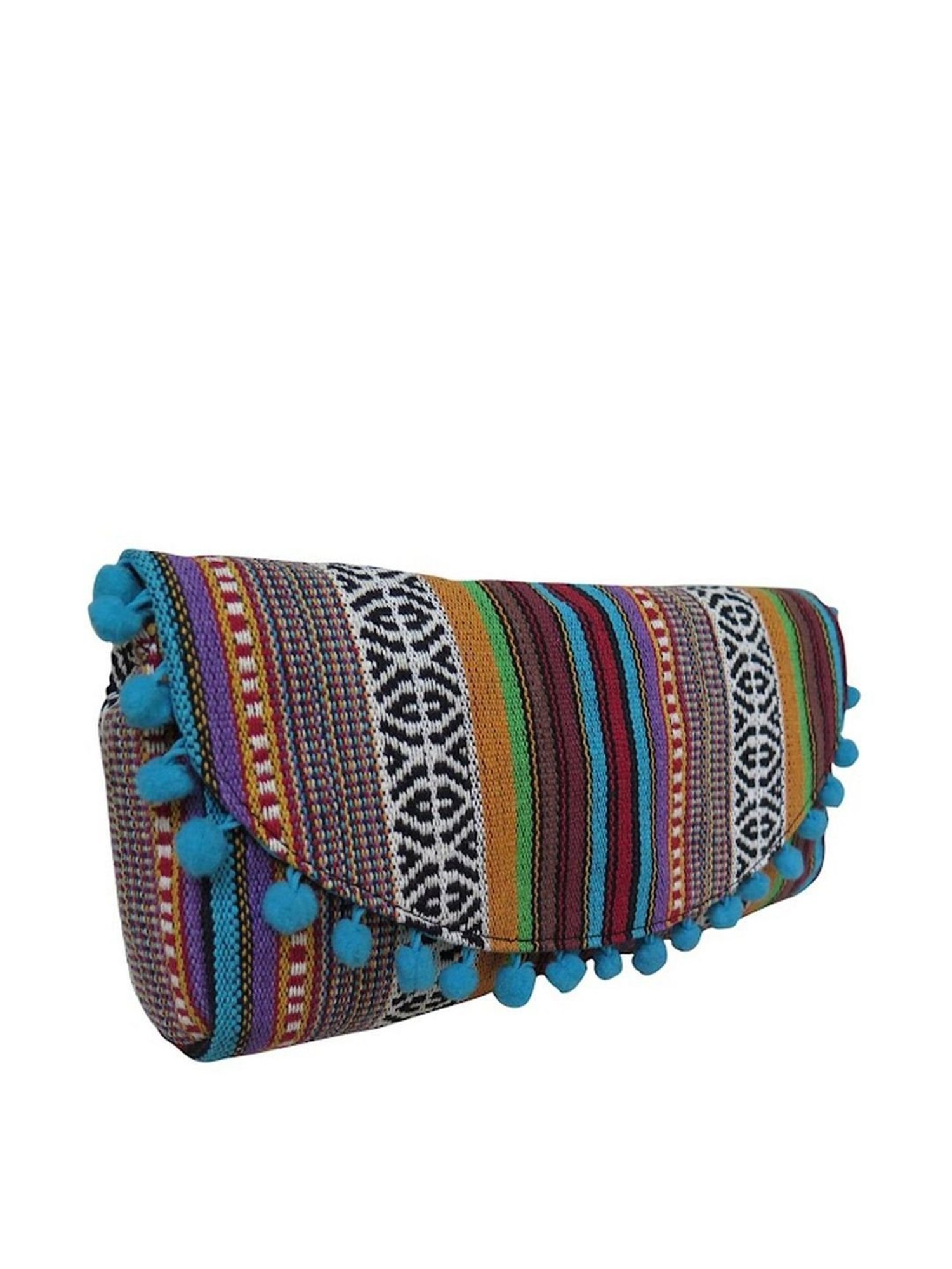 Spice Art Multicolor Textured Waist Pouch