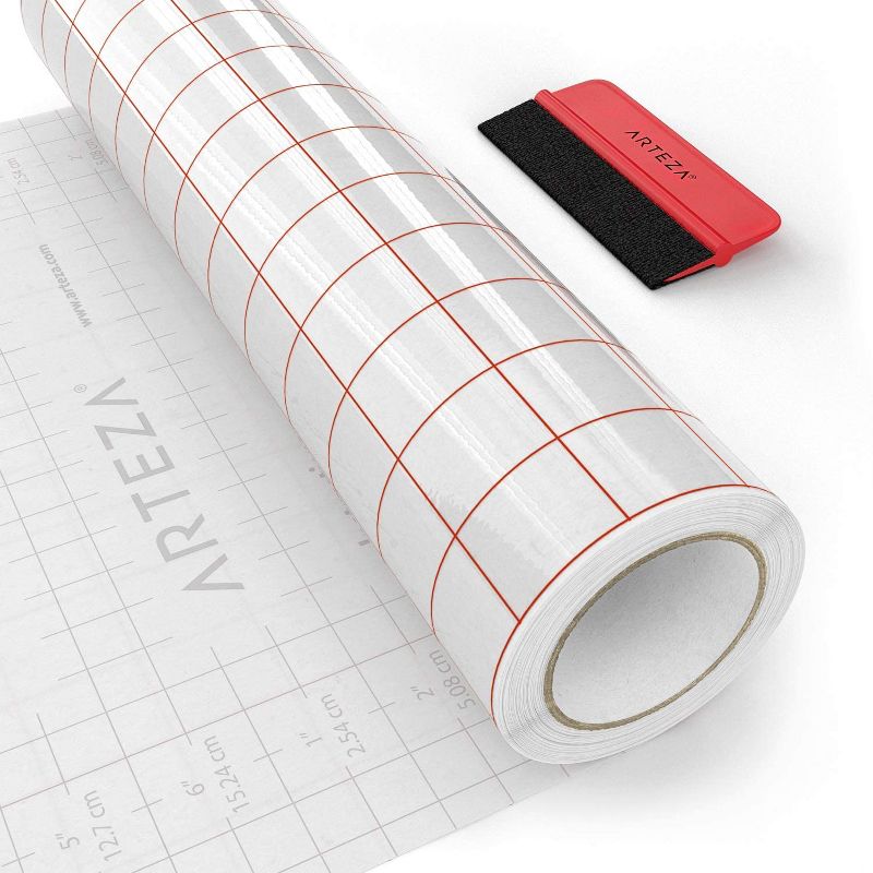 Arteza Transfer Tape, Clear, Medium Tack, 12"x25" (ARTZ-8917)