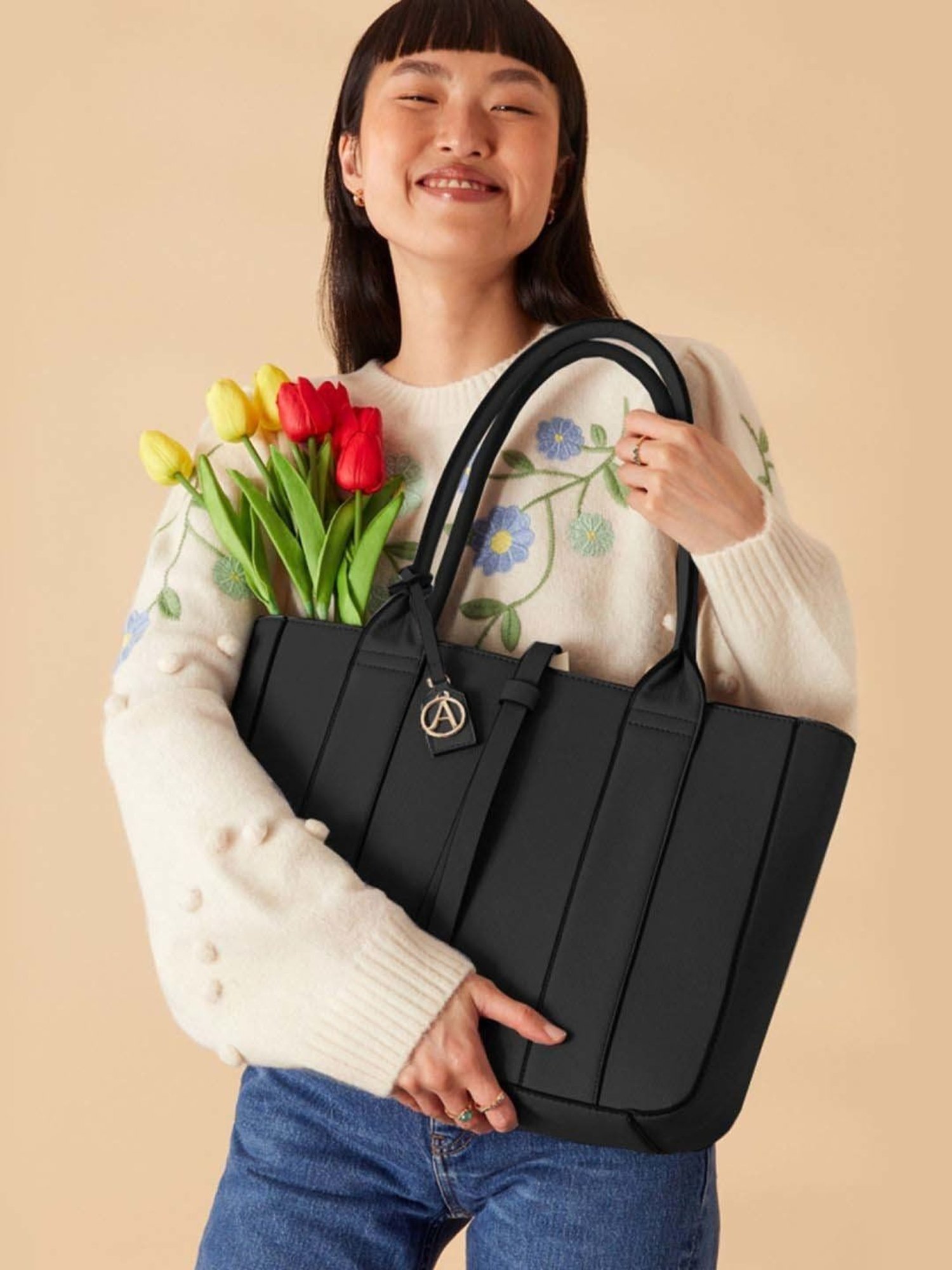 Se7en20 Doctor Who Don't Blink Large Tote Bag