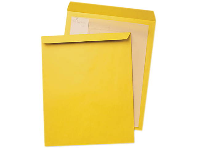 Quality Park 42353 Jumbo Size Kraft Envelope, 12 1/2 x 18 1/2, Light Brown, 25/Box