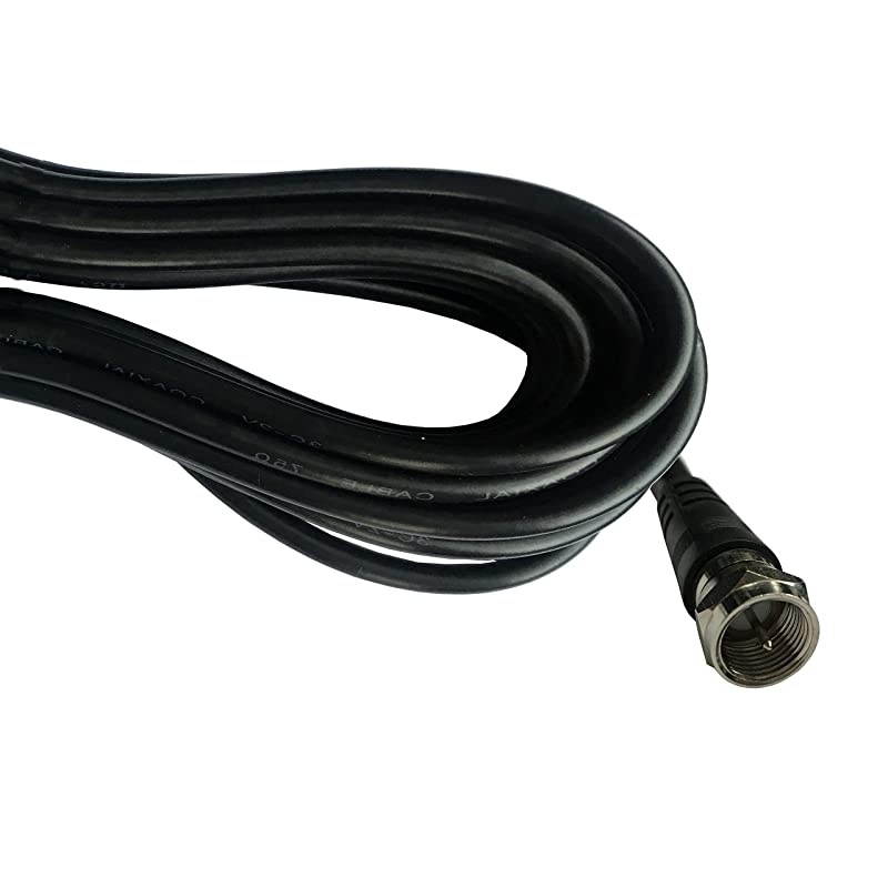 Extention Coaxial Cable 15 Feet with Coaxial Coupler Extend Your Digital TV Antenna Cable