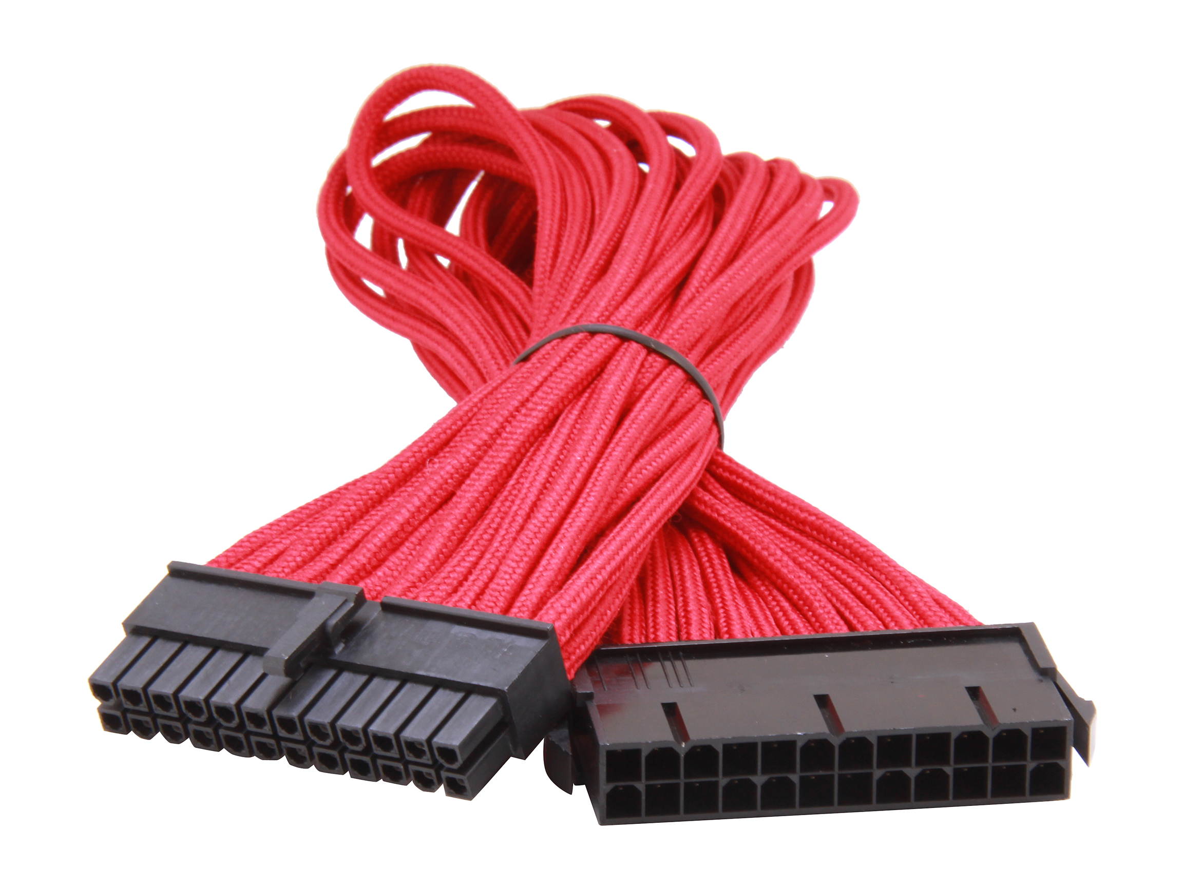 Silverstone PP07-MBBR Motherboard 24pin Connector Sleeved Extension Power Supply Cable