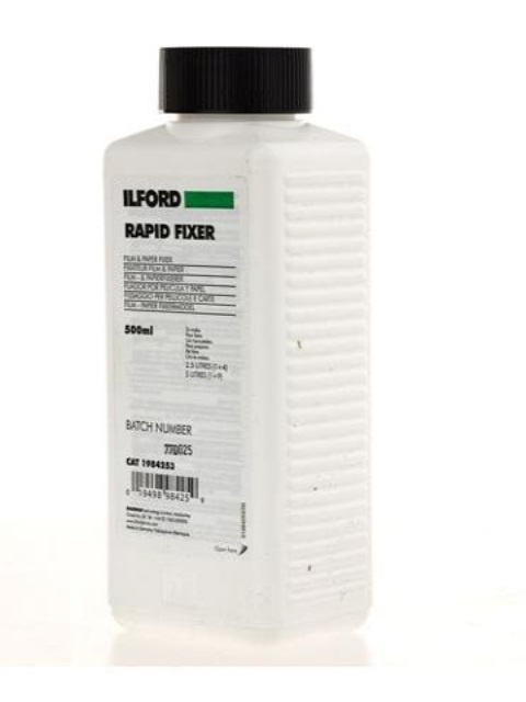 Ilford Rapid Fixer 500 Milliliter Bottle. #1984253