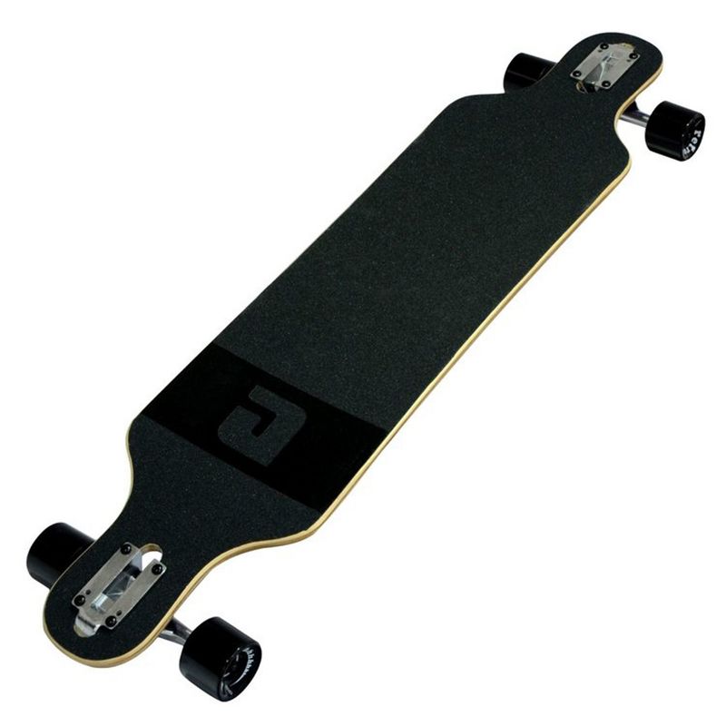 MBS 40014 Atom Drop Through 40-Inch Maple Longboard Skateboard Cruiser, Purple Veneer