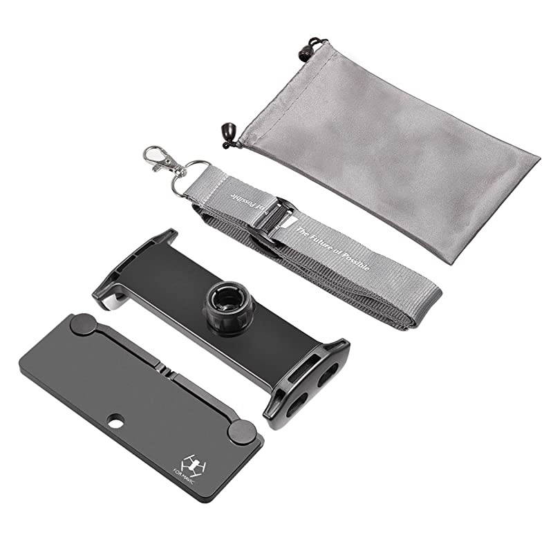 Mavic Air Pro Platinum Spark Tablet Holder Aluminum Adjustable Remote Controller Accessories Bracket Mount Extender with Neck Lanyard Strap for 412 Inch Phone Tablets