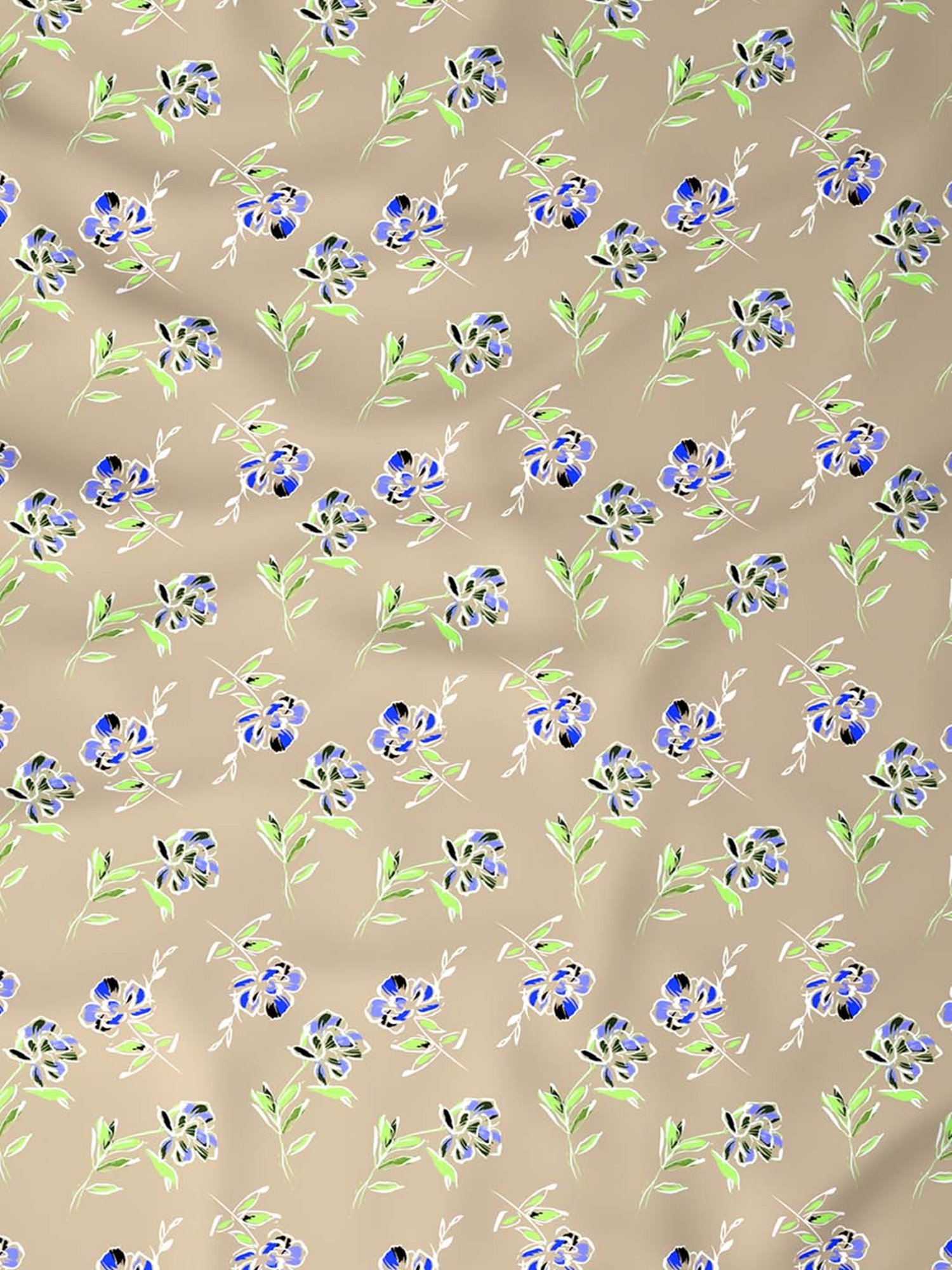 Maspar Modern Sanctuary Beige Cotton 160 TC Bed Sheet Set