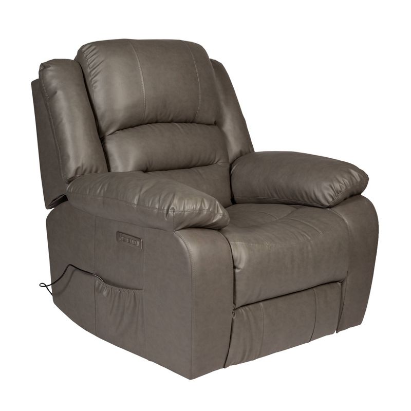 Lincoln Power Recliner Gray - Relaxzen