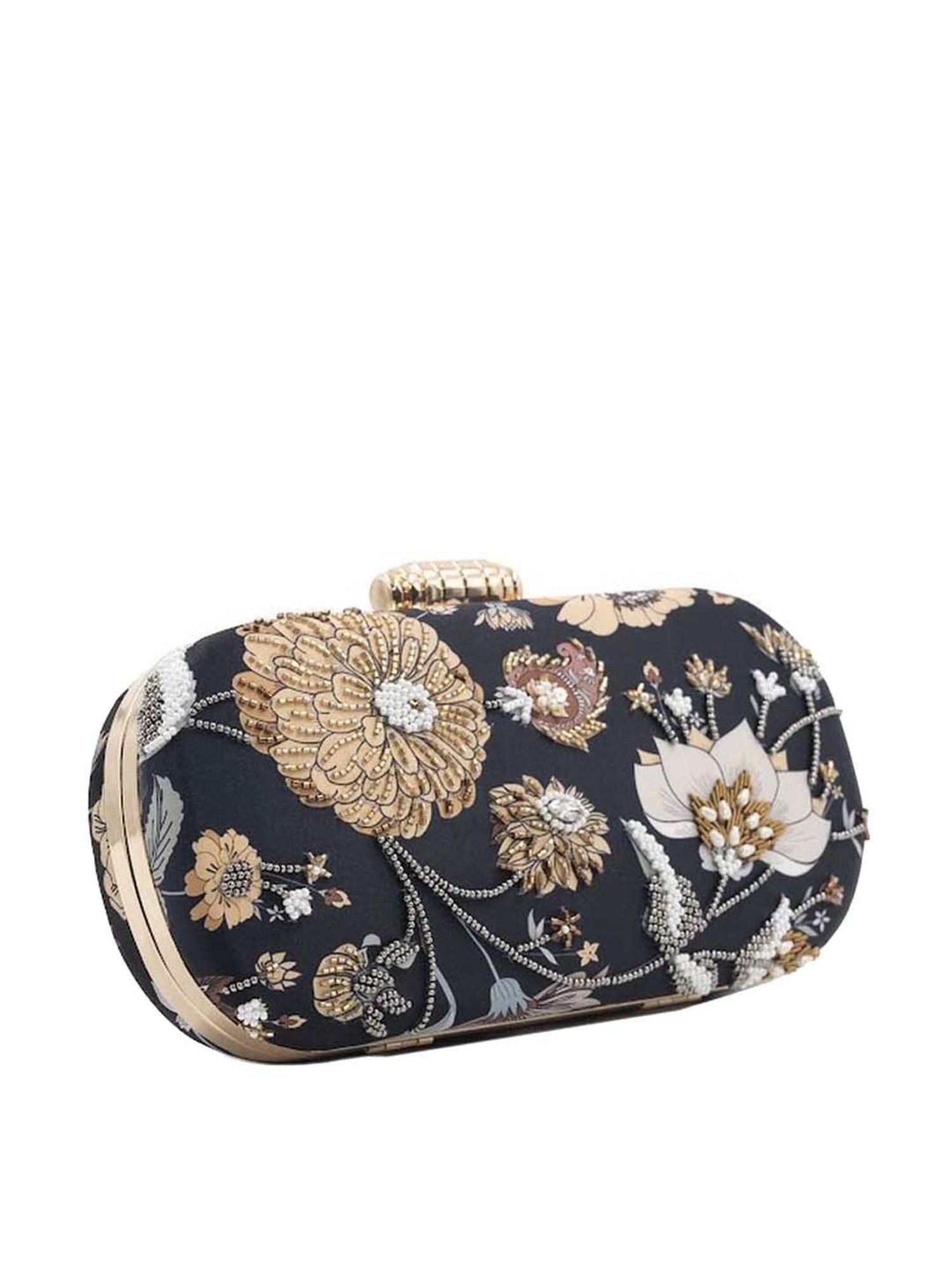 Sugarcrush Black Embellished Clutch