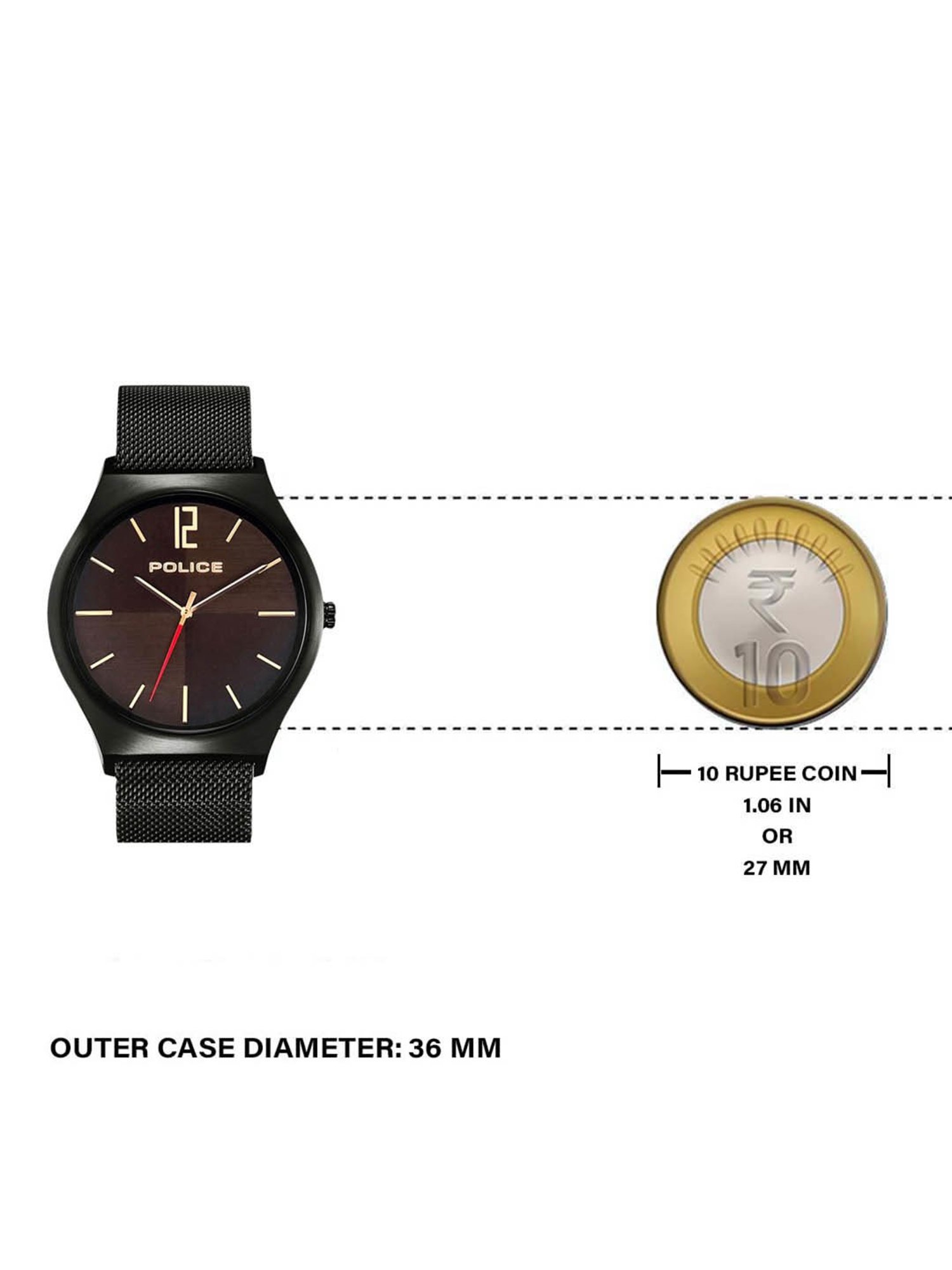 Police NCPL15918JSB02MMW Smart Style Analog Watch for Men