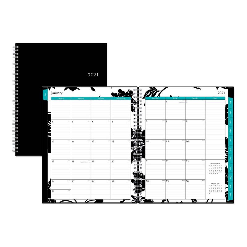 2021 Appointment Book 8.5" x 11" Weekly/Monthly Wirebound Barcelona - Blue Sky