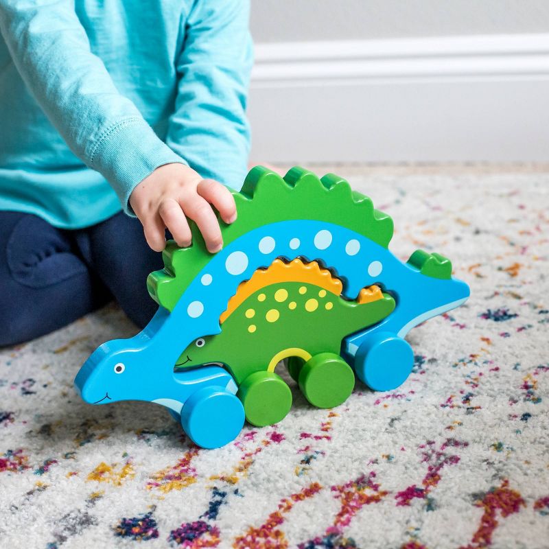 Big and Little Push/Pull Stego Toddler Toy