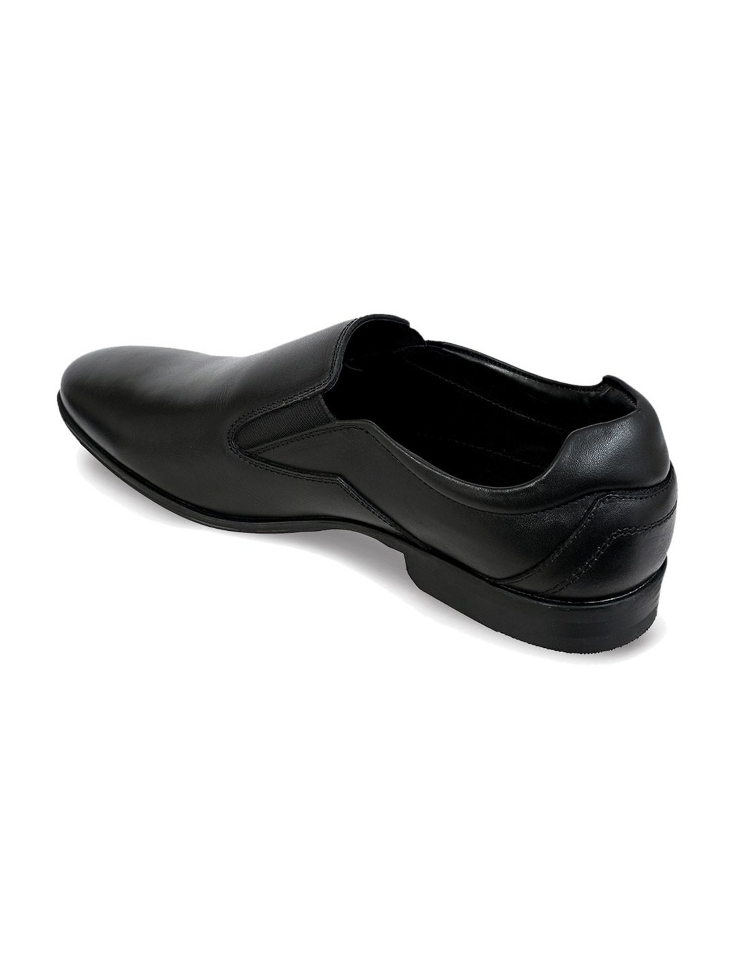 Allen cooper Men's Black Formal Loafers
