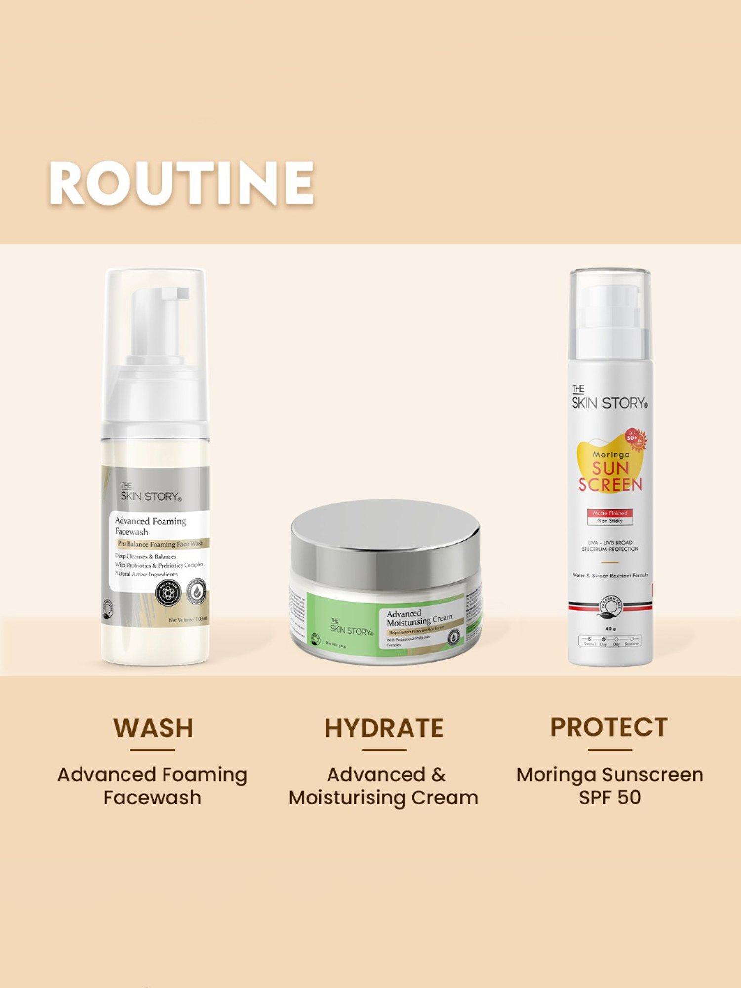 The Skin Story Probiotics & Prebiotics Complex Advanced Moisturising Cream - 50 gm