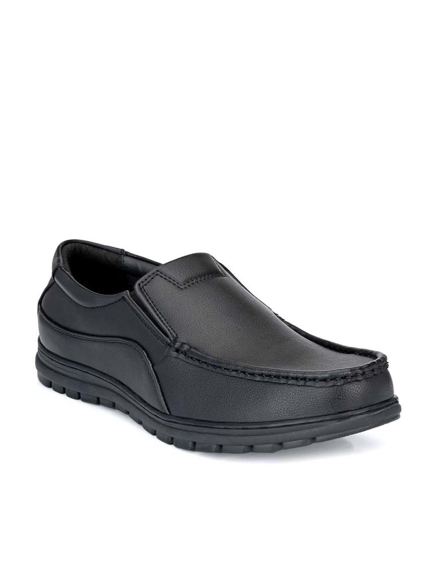 Eego Italy Men's Black Formal Loafers