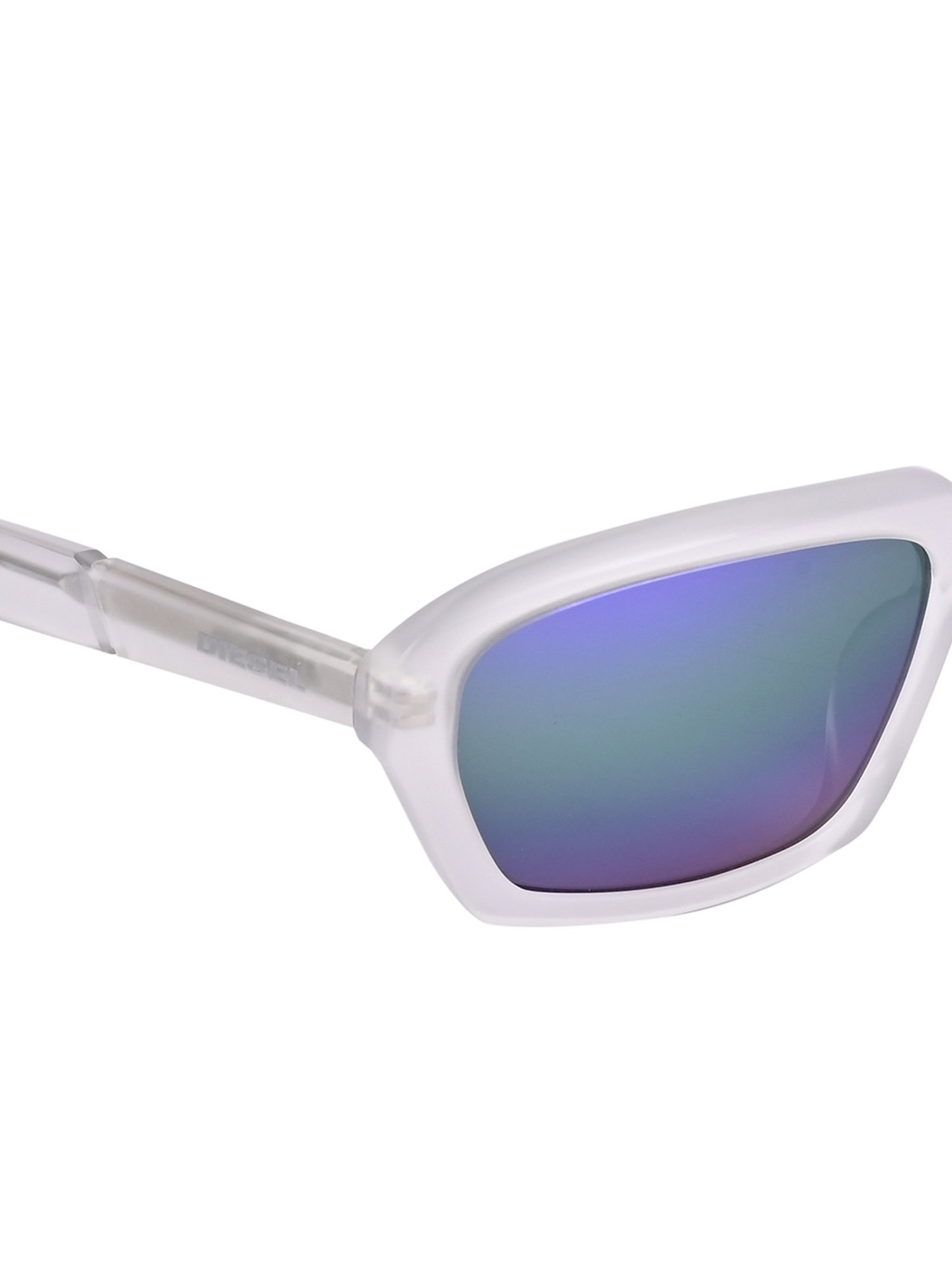 DIESEL DL0356 52 26X Blue Rectangular Sunglasses