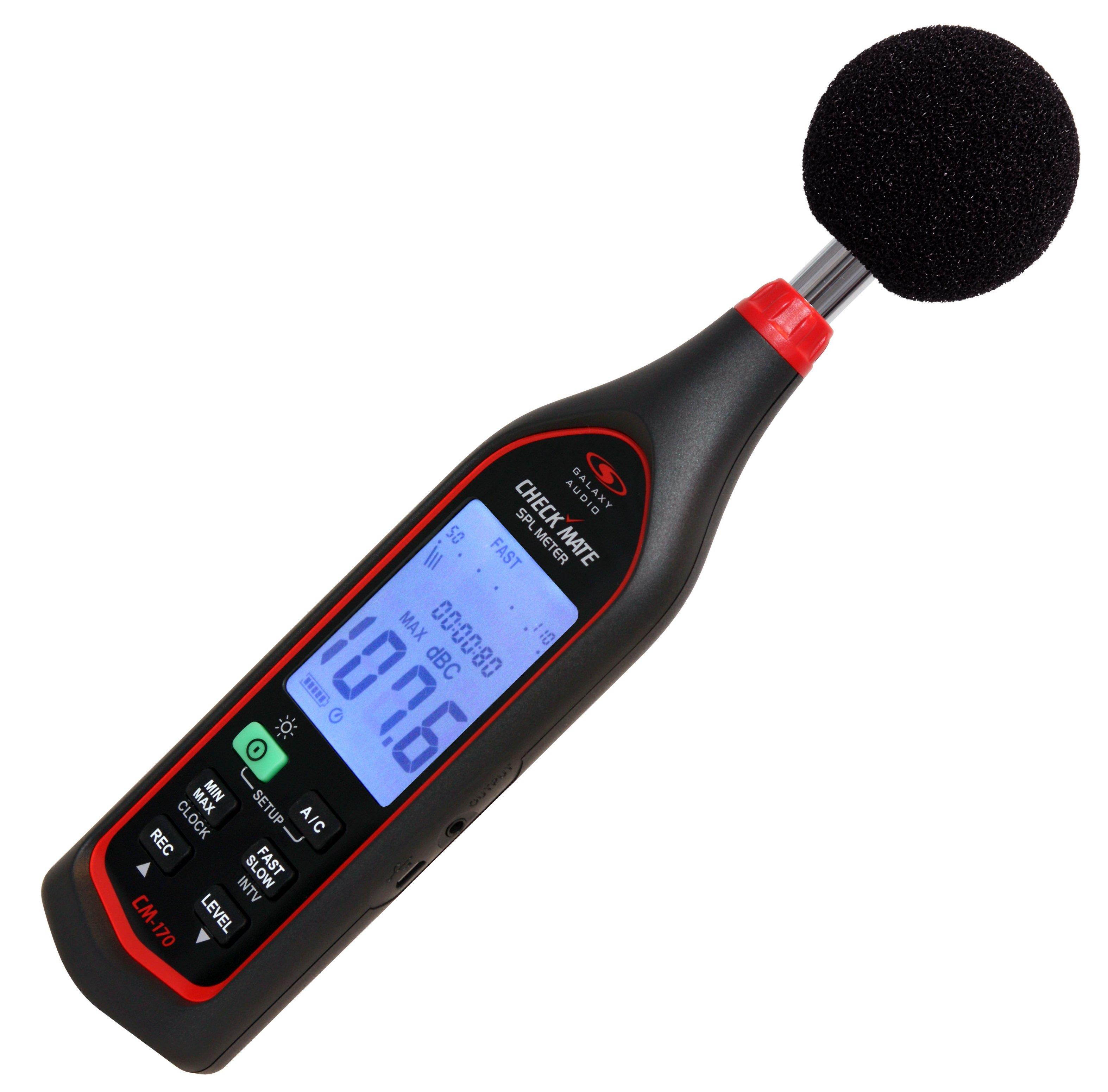 Galaxy Audio CM-170New Products Speaker Accessories Check Mate SPL Meters