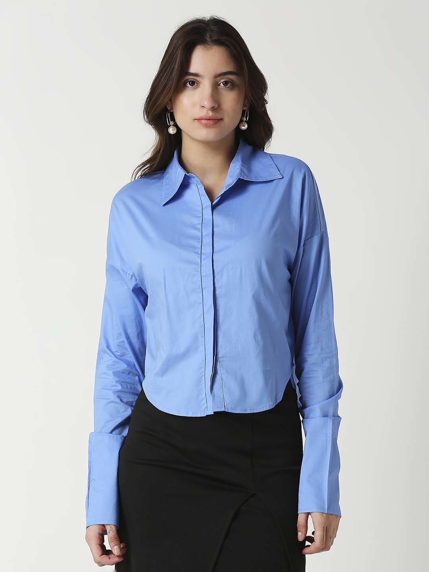 Remanika Blue Cotton Shirt