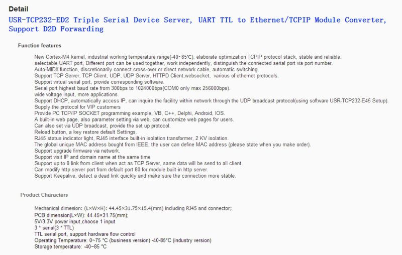 WWH-1pc DHT22 Temperature and Humidity Sensor