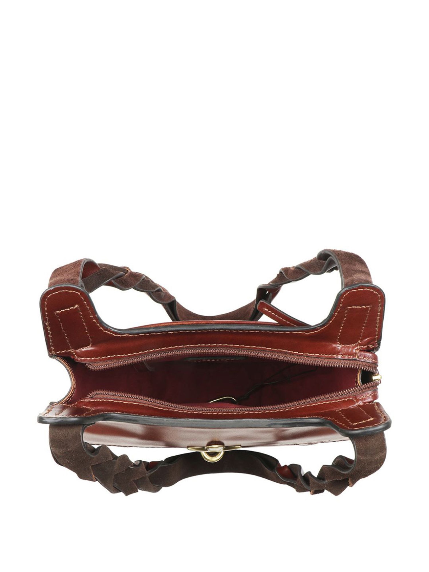 Hidesign EI Preserve 04 Tan Leather Solid Hobo Shoulder Handbag