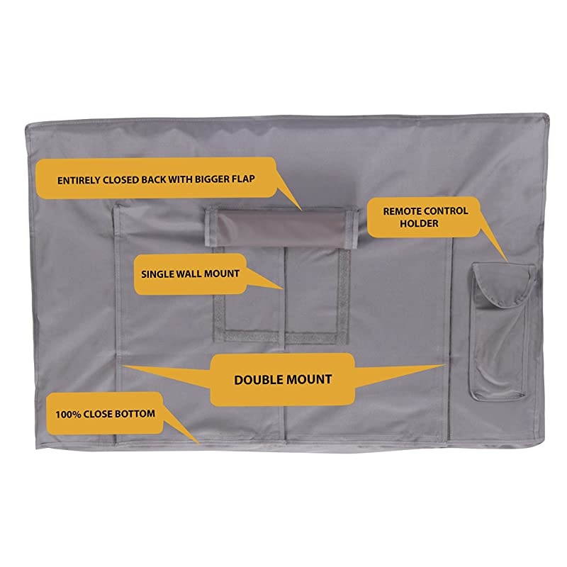 TV Covers 36quot 38quot with Bottom Cover The Weatherproof and DustProof Material with Free Microfiber Cloth Protect Your TV Now Patent Pending