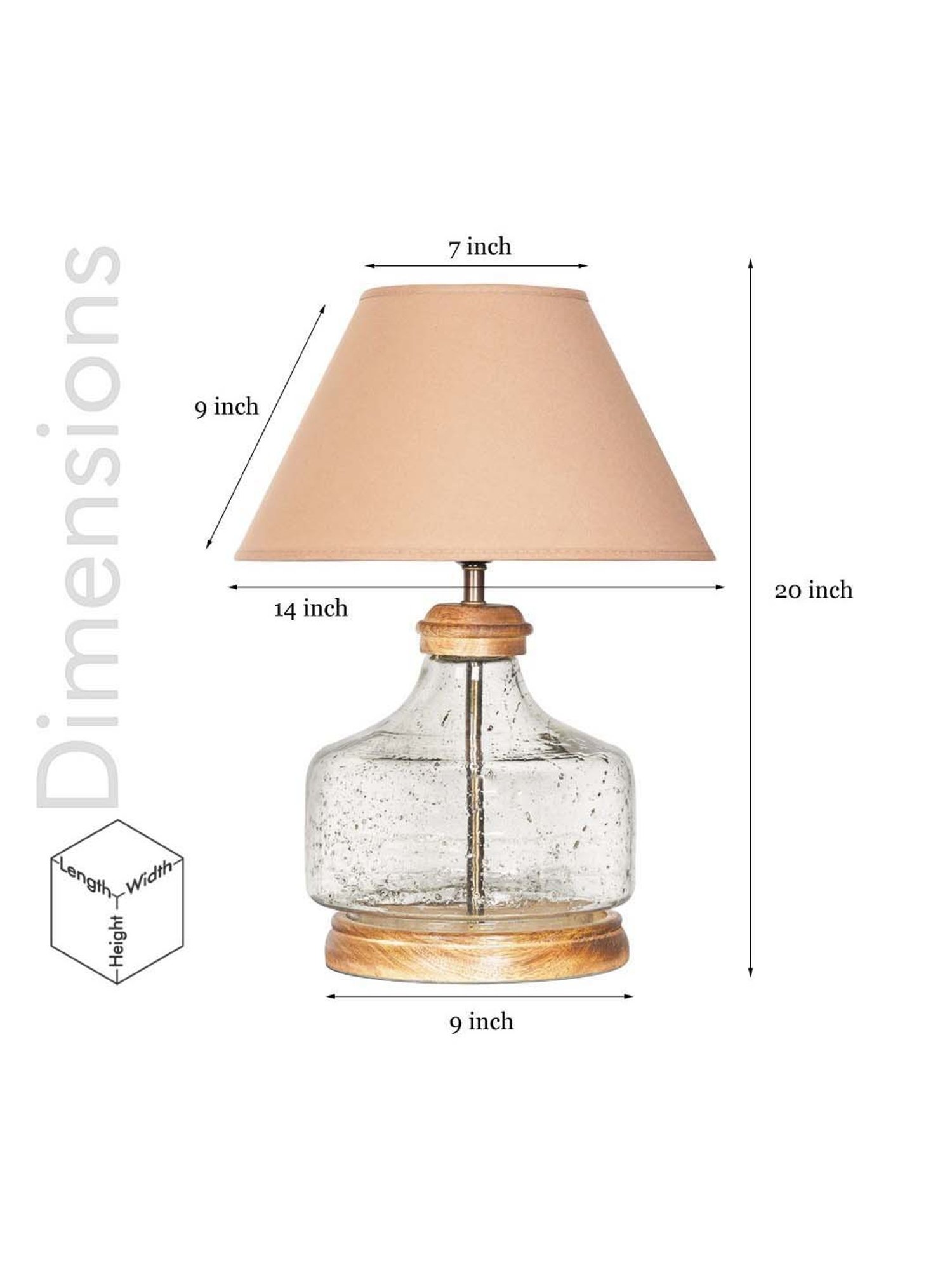 Kapoor E Illuminations Green Study Table Lamp - Set of 1