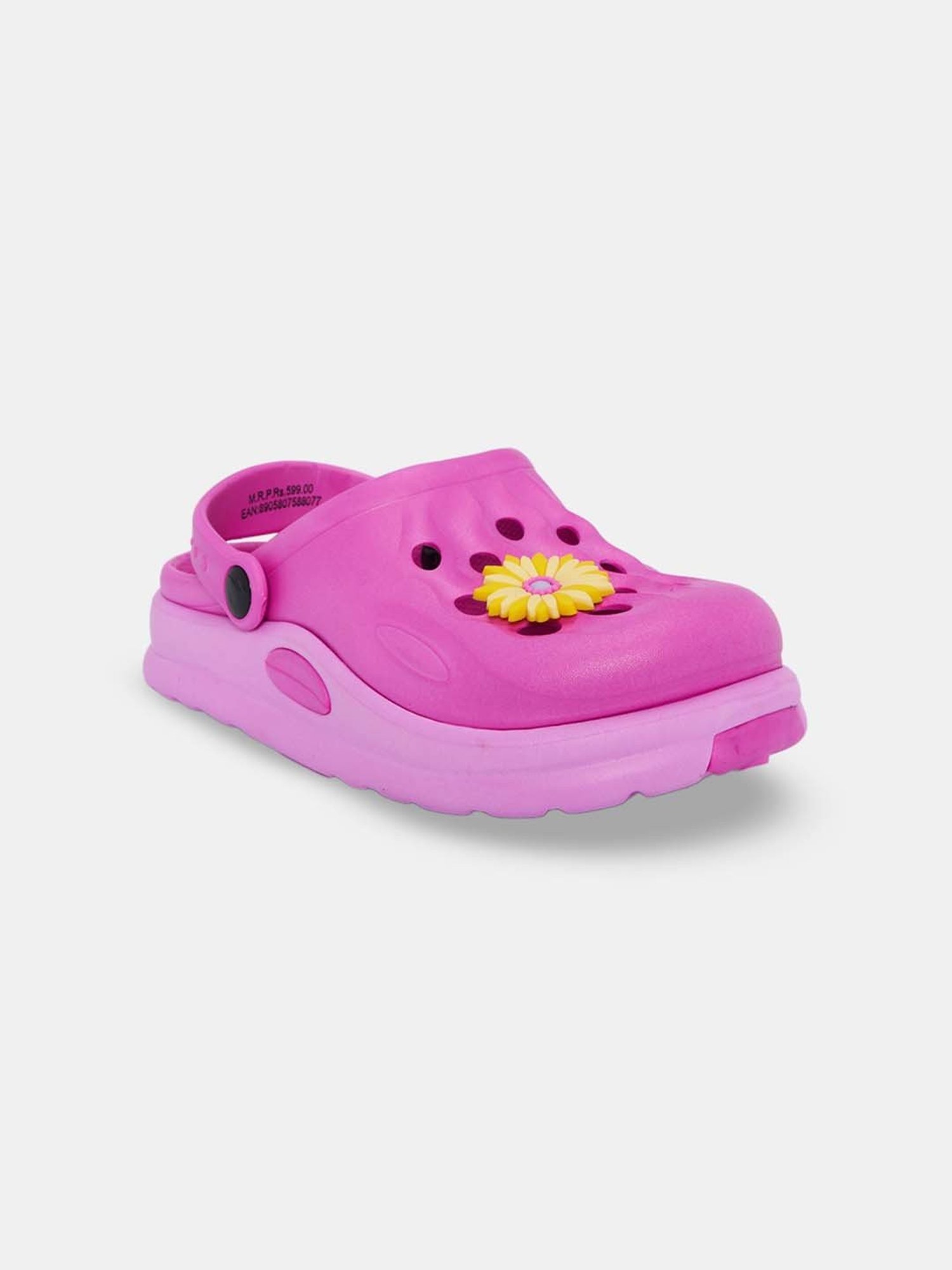 Pantaloons Junior Lavender Back Strap Clogs