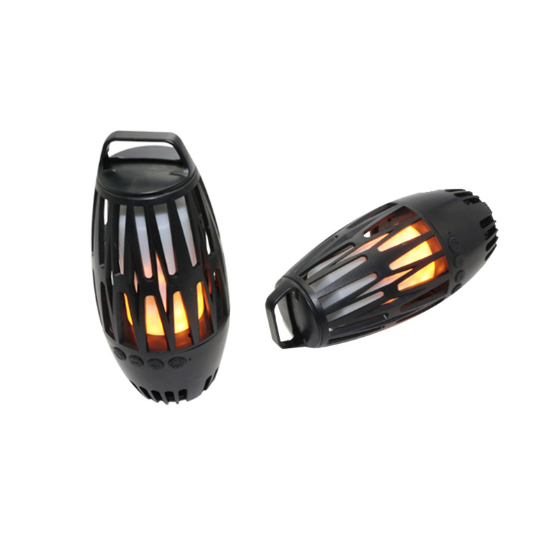 KuWfi JT2580 Outdoor protable light speakers bluetooth stereo speakers such as flame-like LED effect