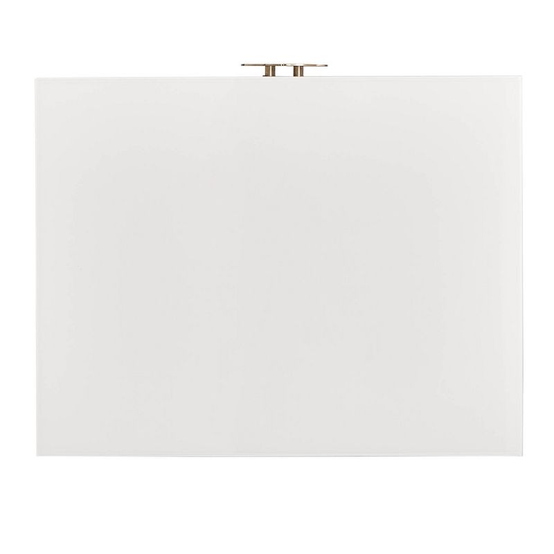 Magnus 2 Door Glass Accent Cabinet White - Inspire Q