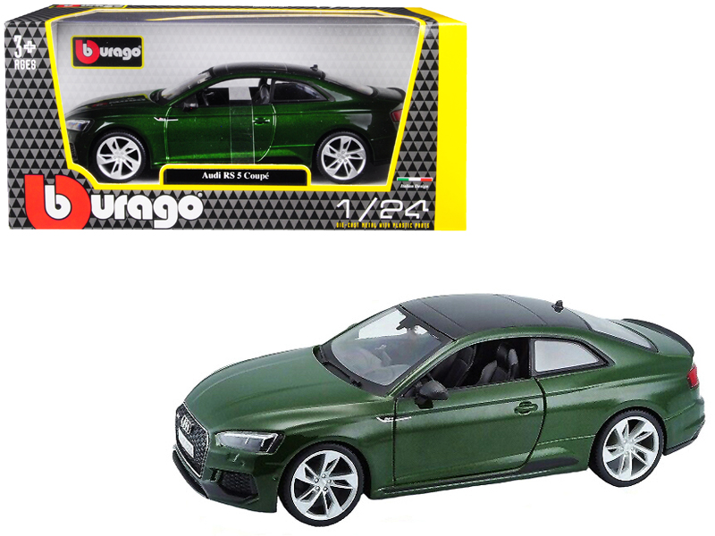 2022 Audi ABT RS 6-R Java Green Metallic with Black Top 1/43 Diecast Model Car by Solido