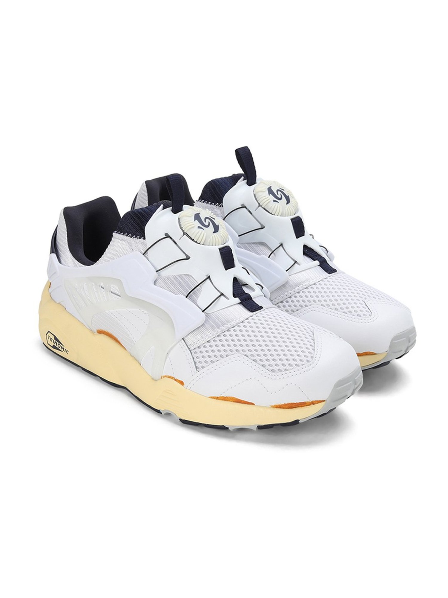 Puma Men's Disc Blaze The Never Worn II White Casual Sneakers