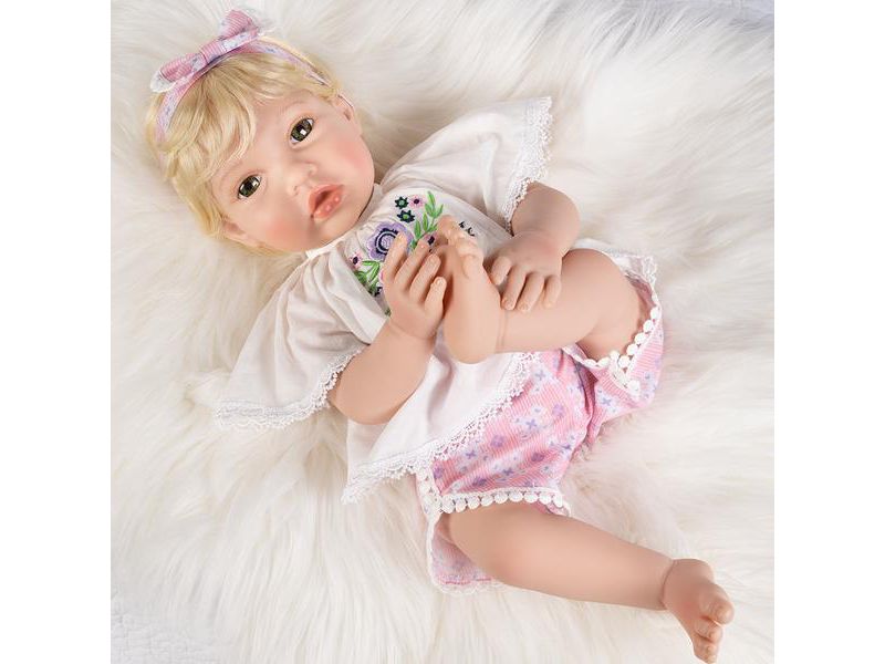 Paradise Galleries Reborn Toddler Doll - Boho Beauty, 20 inch in GentleTouch Vinyl, 6-Piece Reborn Doll Gift Set