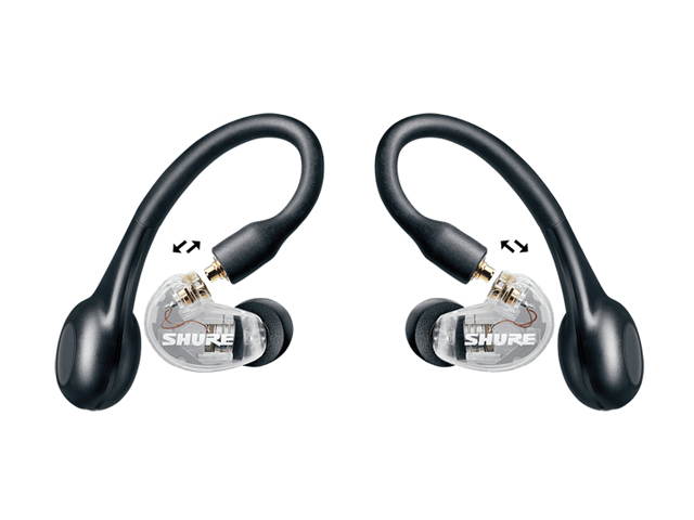 SHURE AONIC 215 True Wireless Sound Isolating Earphones (Clear)