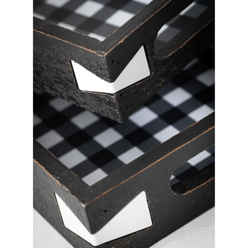 Rite Lite 11.75" Shabbat Candles Drip Rectangular Tray - Blue/Yellow