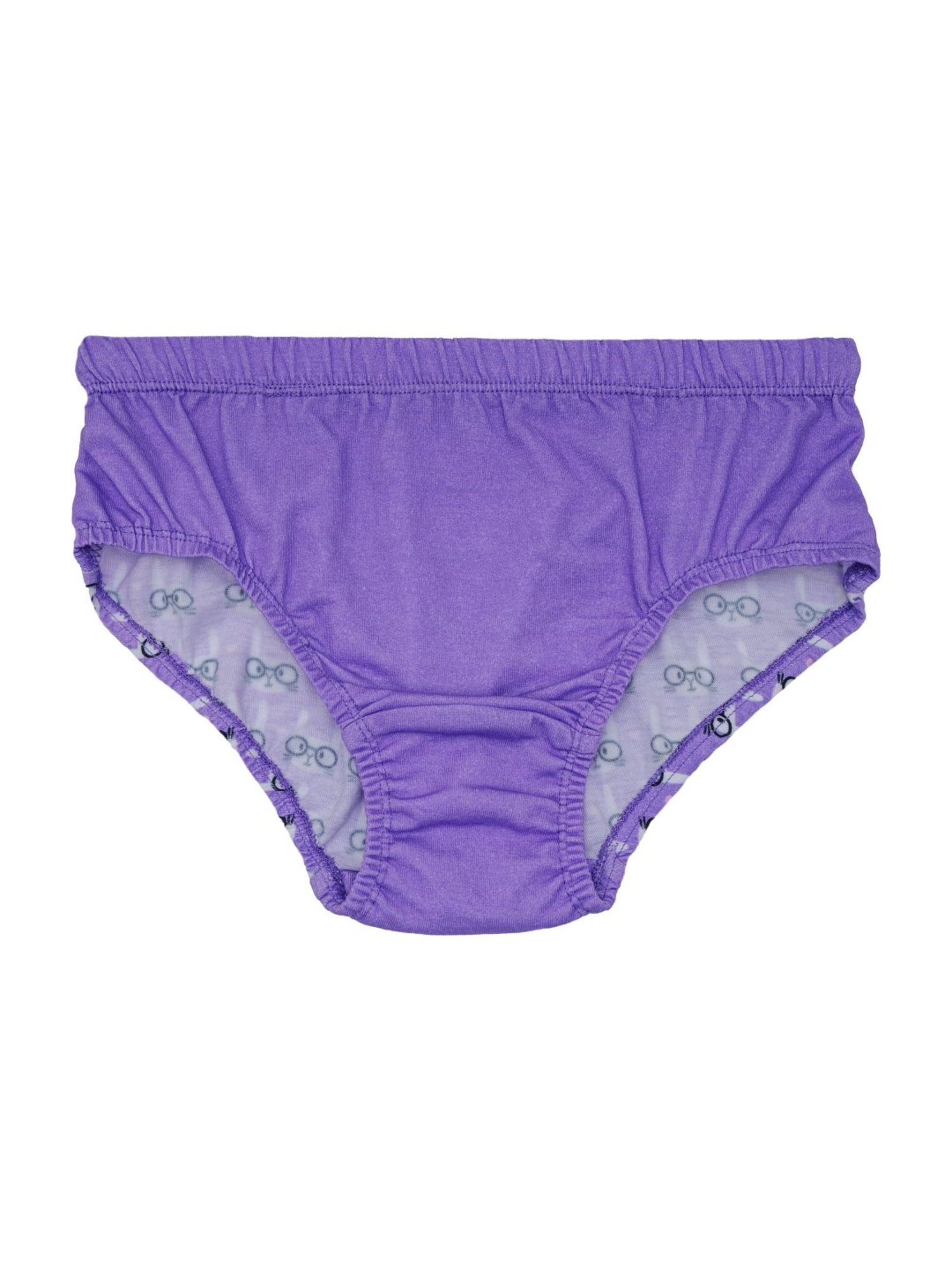 D'chica Kids Multicolor Cotton Printed Panties - Pack of 3