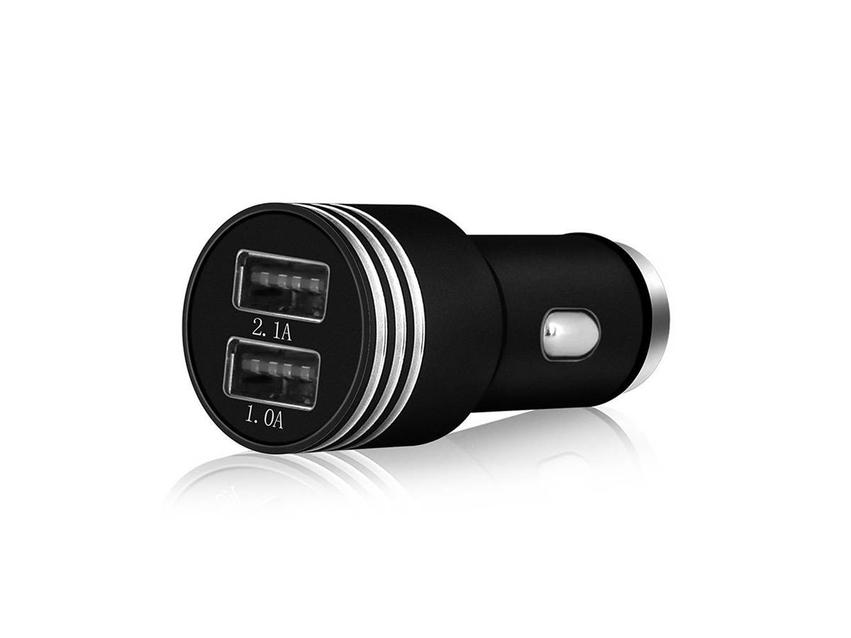 FIONA Car Charger 3.1A 2-Port Dual USB Portable Vehicle Car Charge with Car emergency Escape Safety Hammer design
