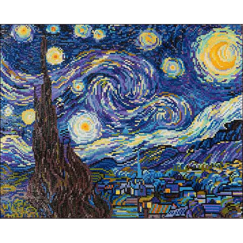 Diamond Dotz Diamond Embroidery Facet Art Kit 10.6"X14.6"-Starry Night (Van Gogh)
