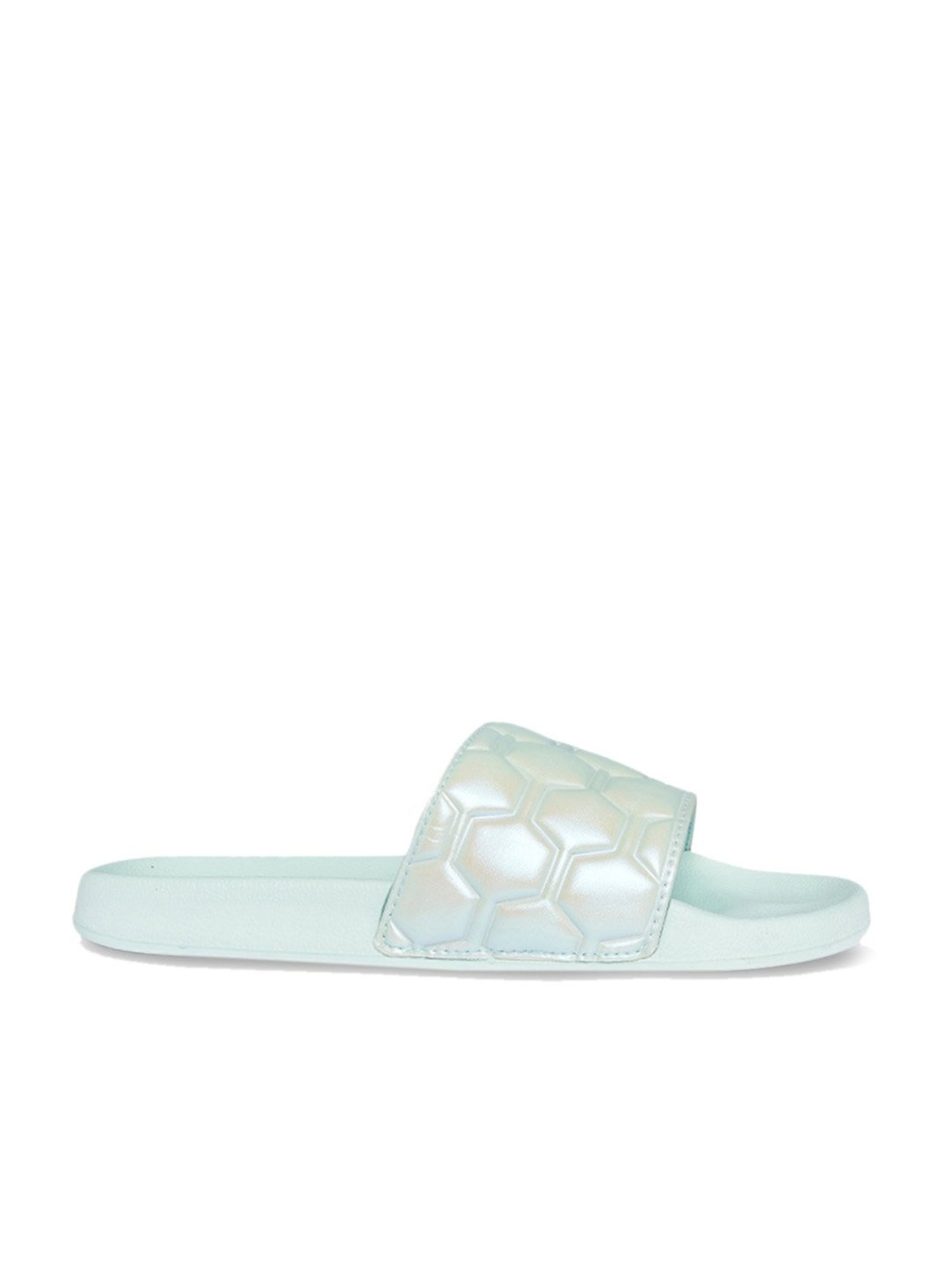Forever Glam by Pantaloons Women's Blue Slides
