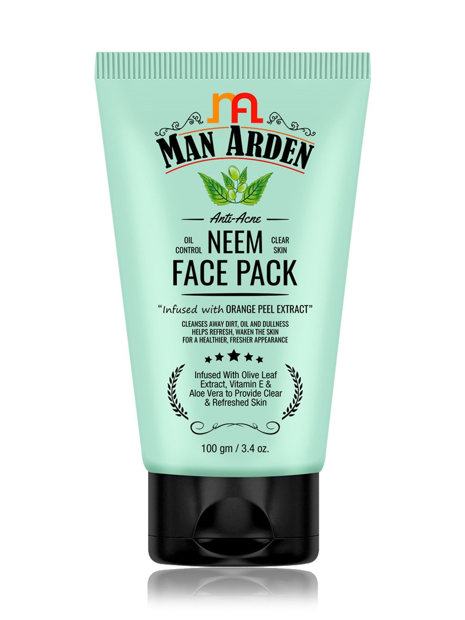 Man Arden Anti Acne Neem Face Pack - 100 gm