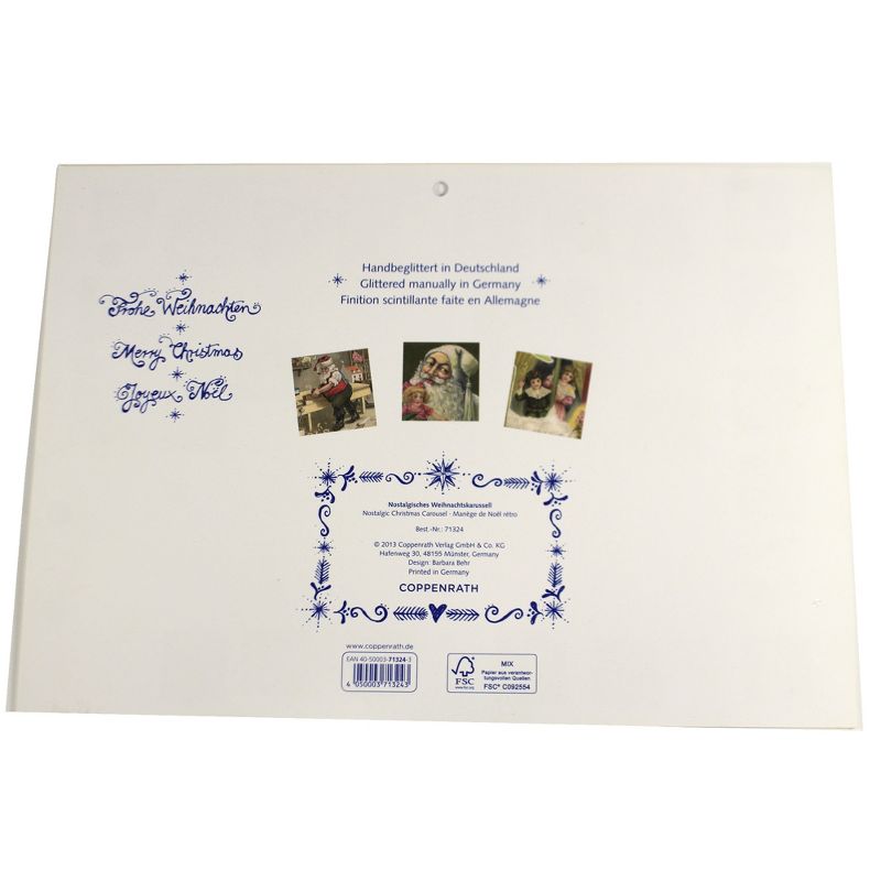 Christmas 8.0" Grand Christmas Carousel Advent Calendar Children Horses  -  Advent Calendar