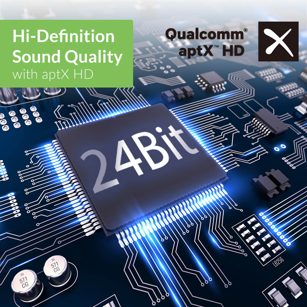 Avantree Aria Podio aptX-HD Bluetooth 5.0 Active Noise Cancelling Headphones   Wireless Over Ear Headset with Boom Microphone for PC Computer Conference Phone Calls   Low Latency for TV