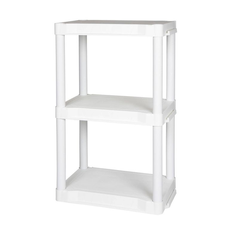 Plano Indoor 3 Shelf Utility Storage White
